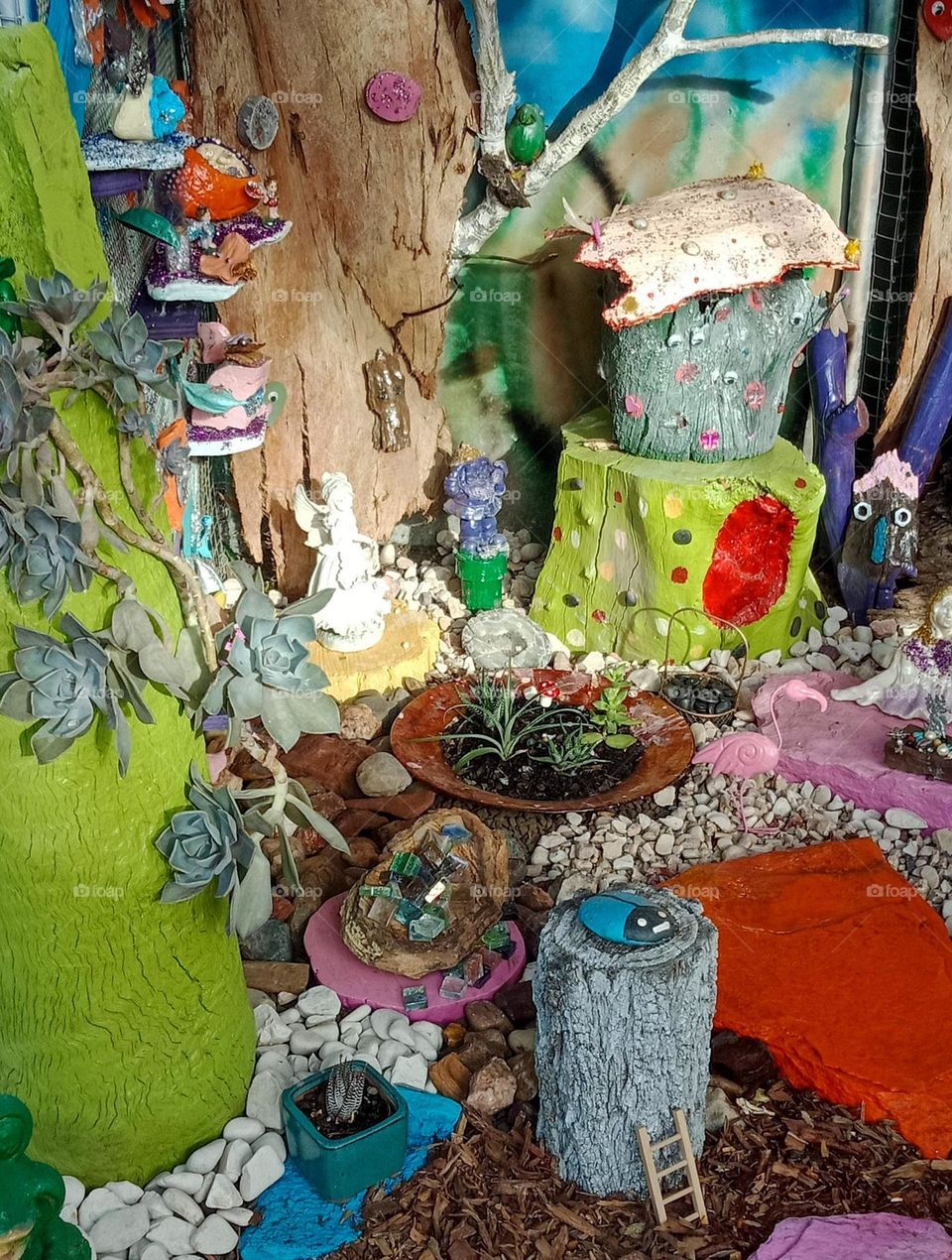 A fairy garden