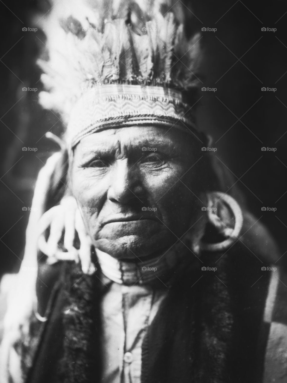 Yellow Bull photographed circa 1905 by Edward S. Curtis