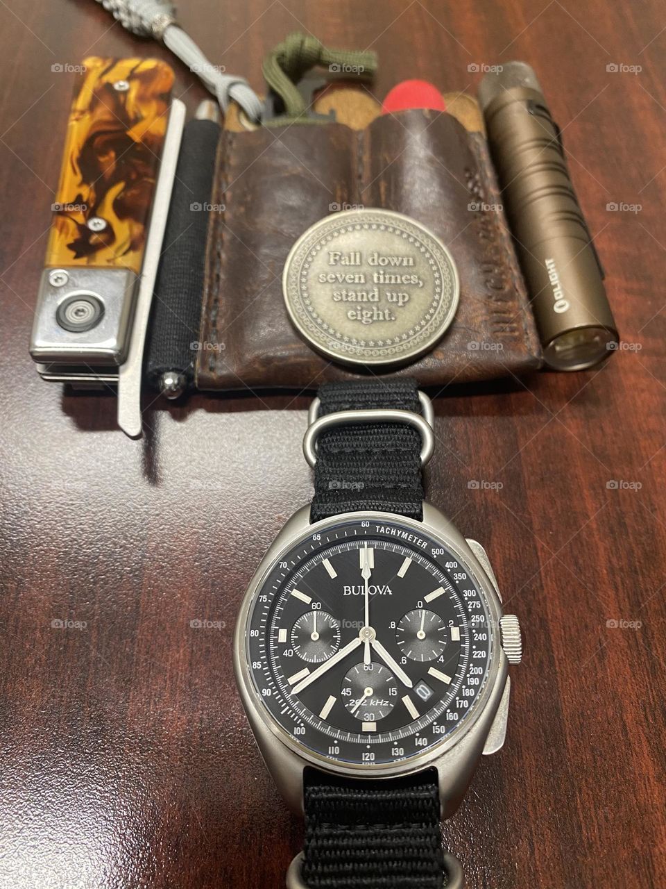 Watch bulova challenge coin