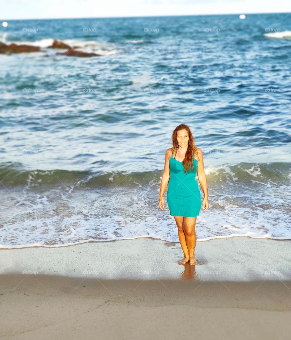 Woman in the Beach