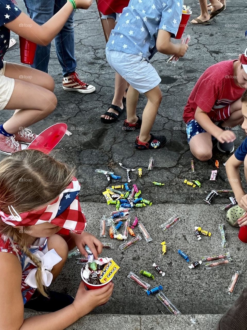 Independence Day Piñata Game