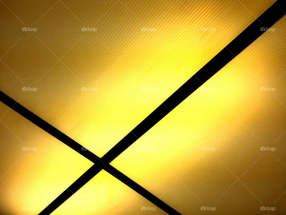 yellow design. ceiling