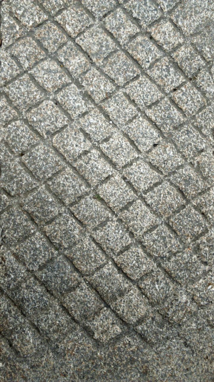 granite paving slabs patterns in Falmouth Cornwall England