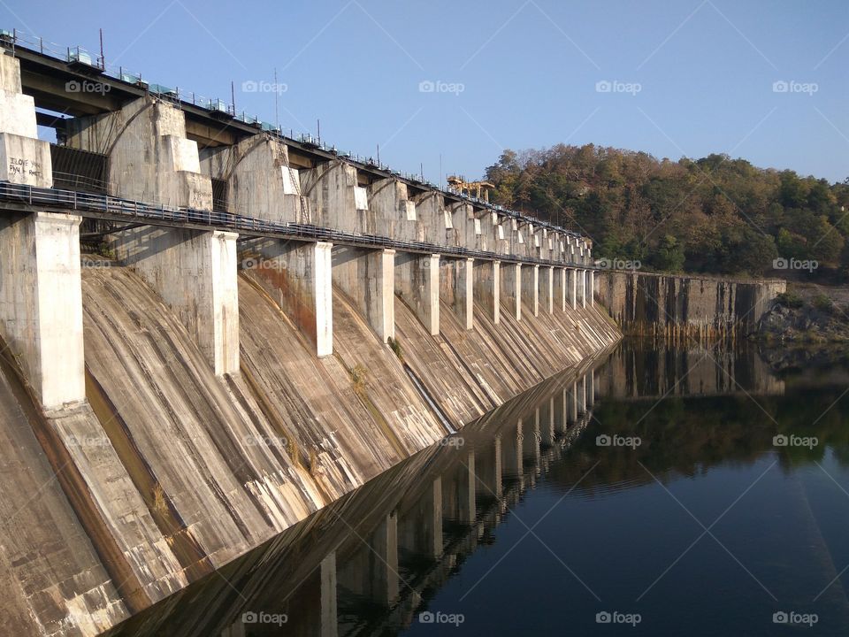 Dam for water reservation