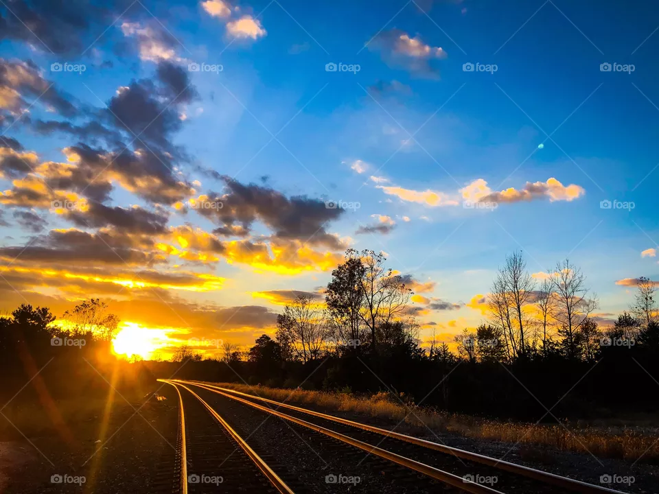 To the west 