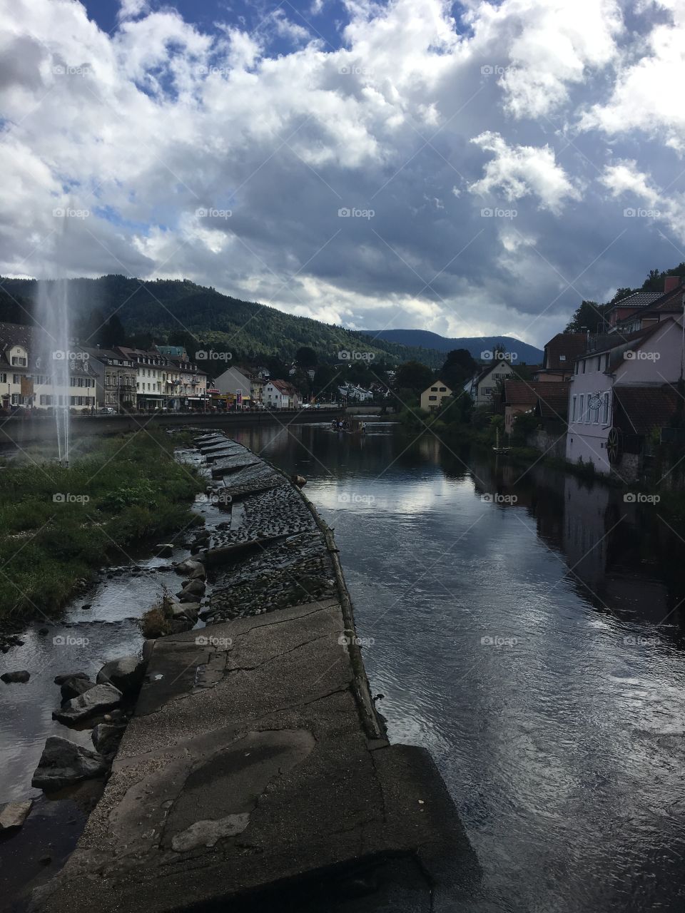 Walking around the city 