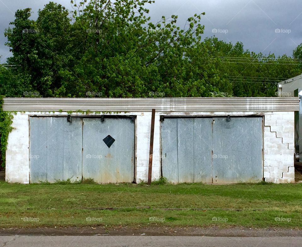 Old garage, Oklahoma 