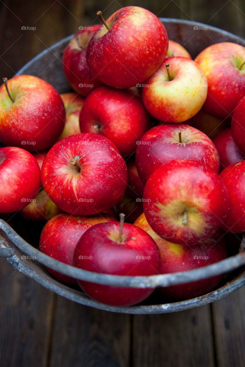 Close-up of red apples
