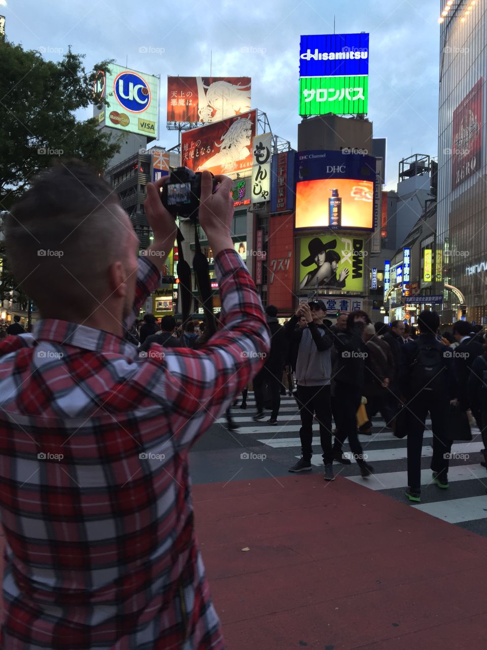 Shibuya Tokyo selfie
