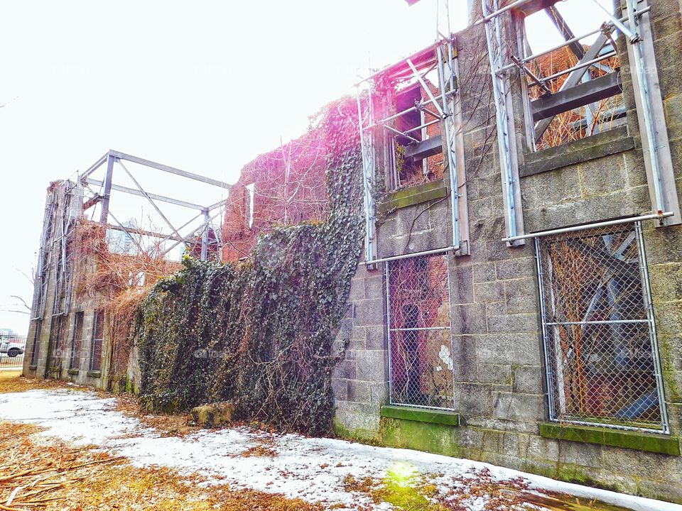 Smallpox Hospital Memorial on Roosevelt Island 