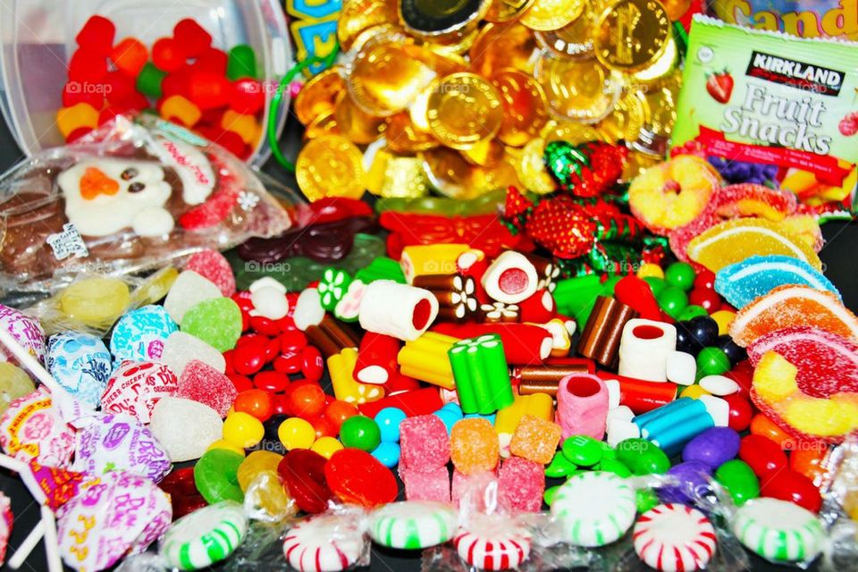 colorful candies