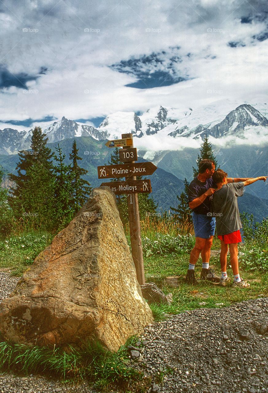 Walking. Mountain