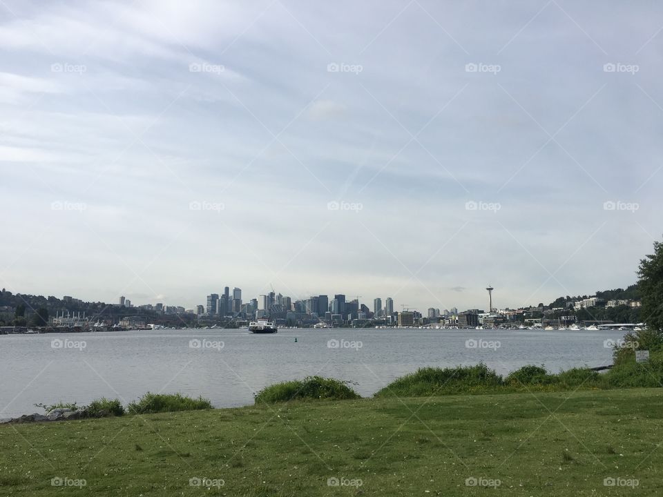 Downtown Seattle - View from Gas Works Park