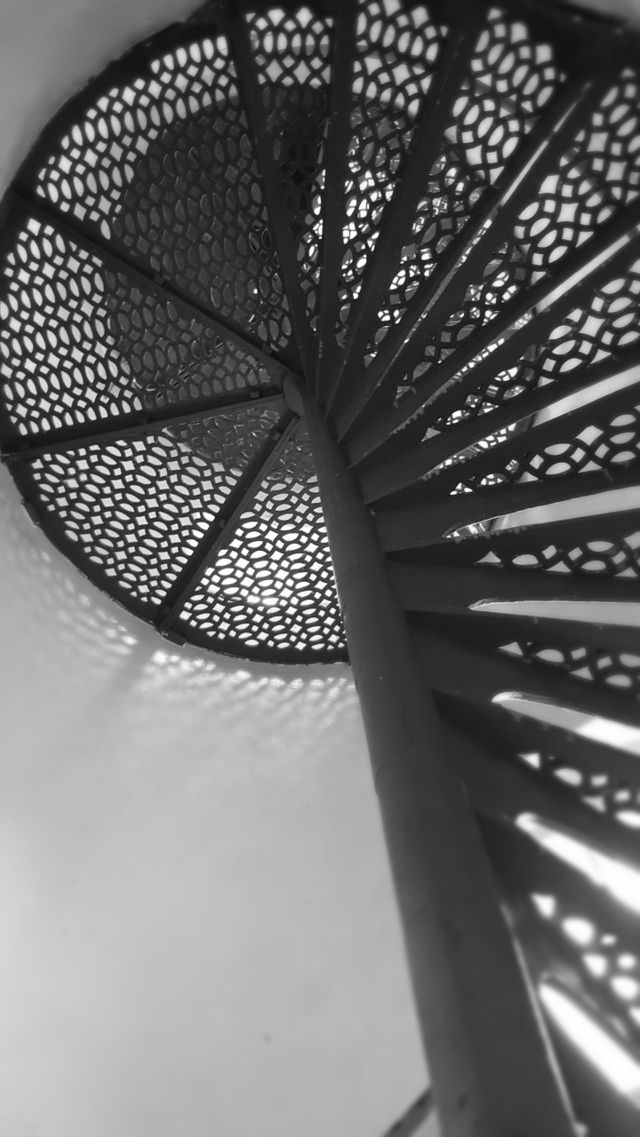 Winding Staircase inside a Lighthouse.