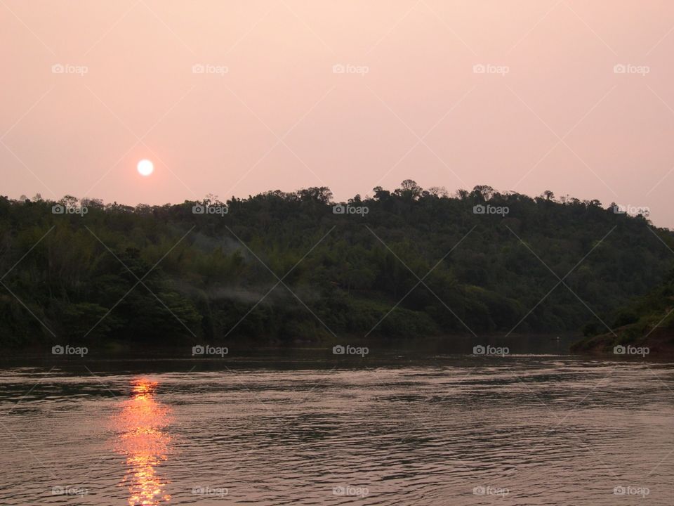 Sunsed river