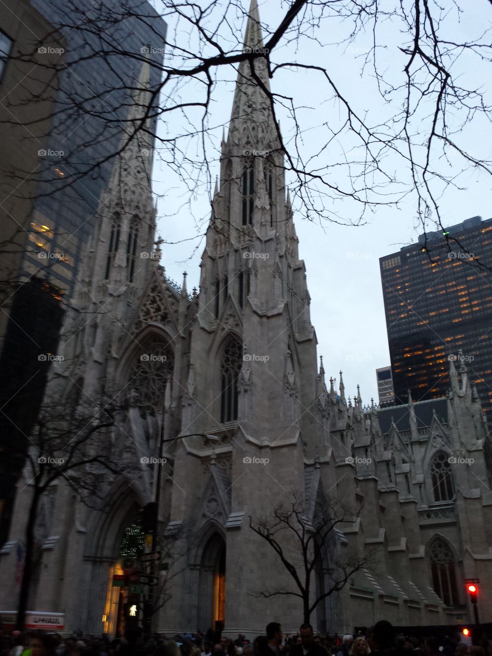 Approaching St Pattick's Cathedral