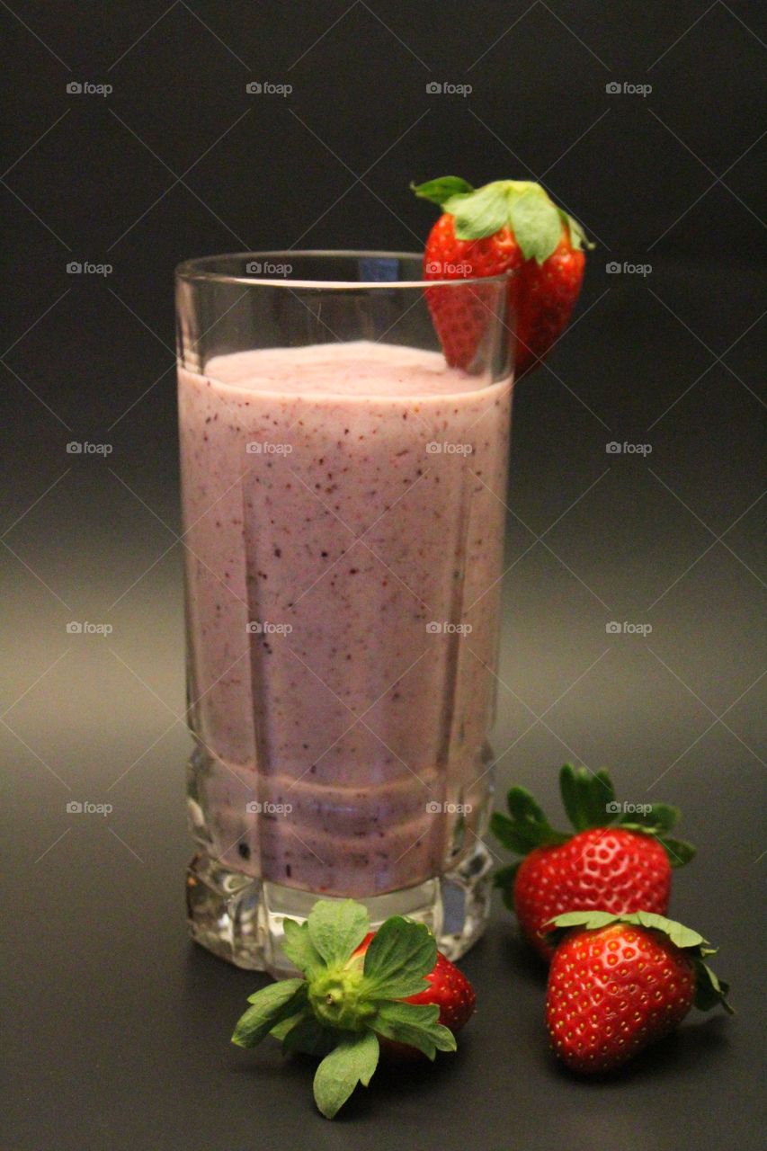 Strawberry and banana smoothie