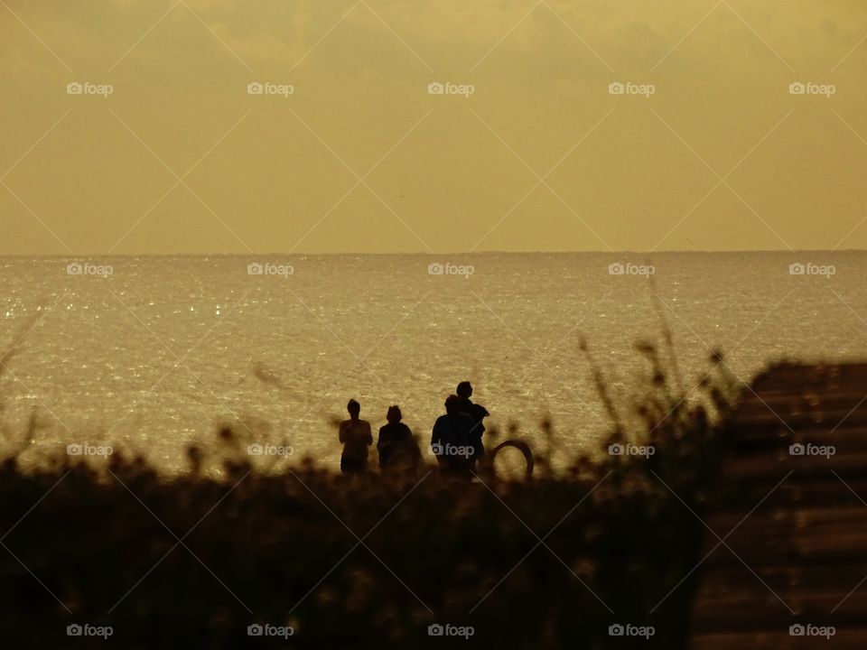 The distance from the sea