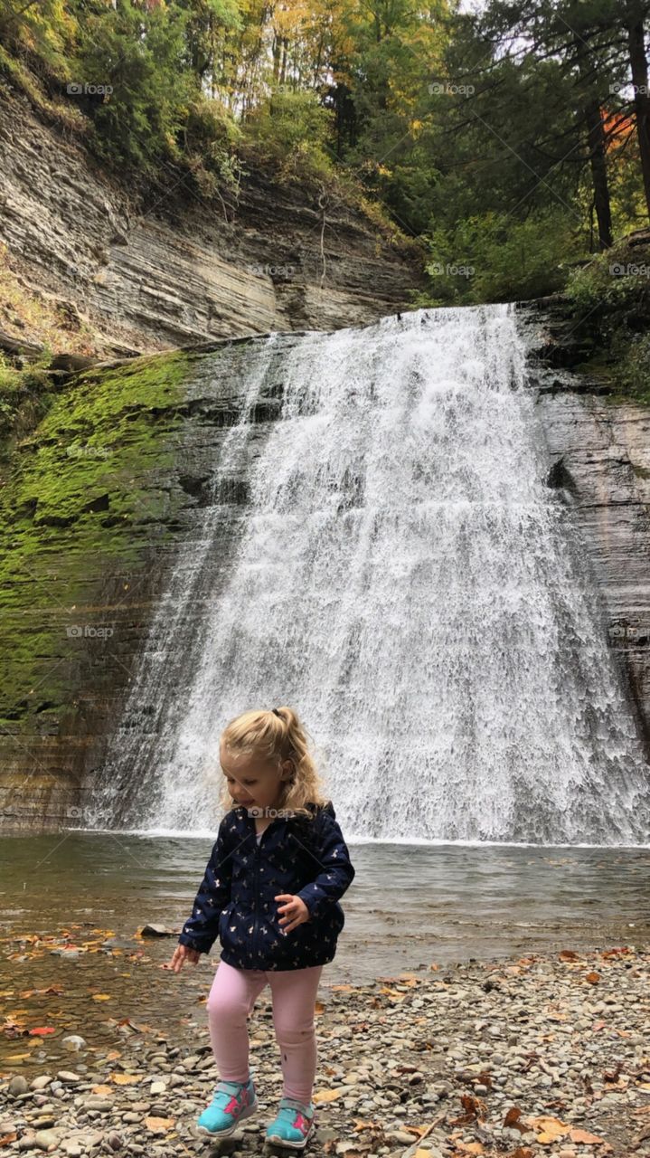 Waterfall adventures at Stony Brook State Park