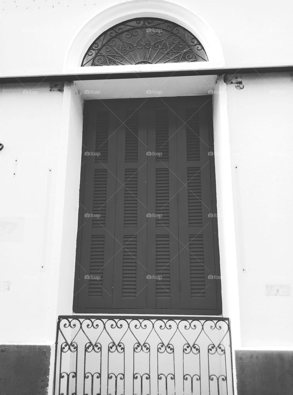 Old window,  colonial house