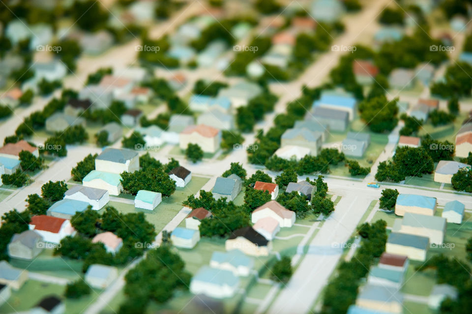 model town houses miniature by bushler14