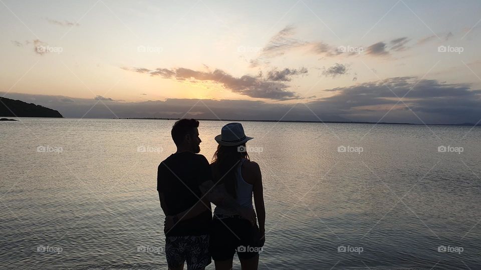 Amor y puesta del sol. Qué más!