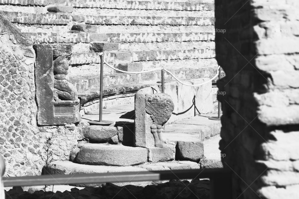 Steps of pompei