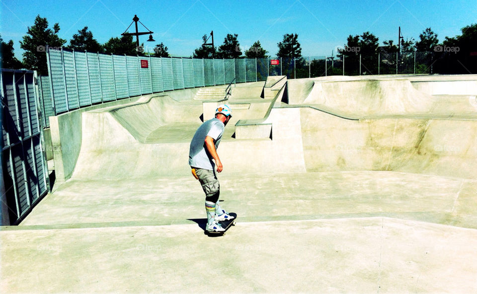 park concrete skate skateboard by percypiglet