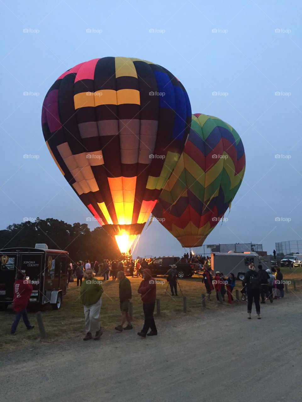 Hot Air Ballon . Windsor CA