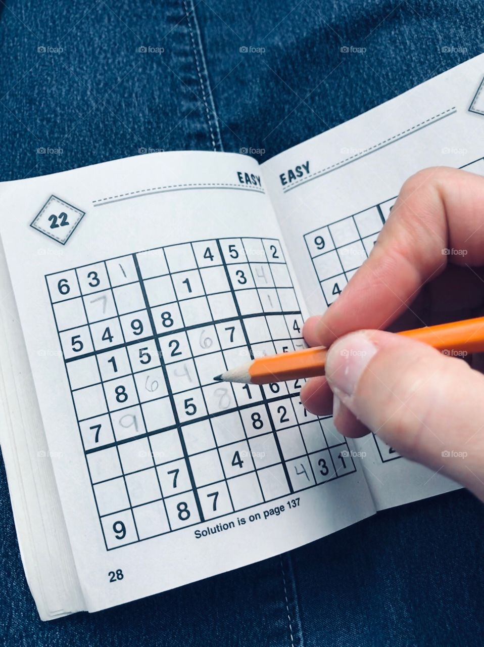 Playing sudoku