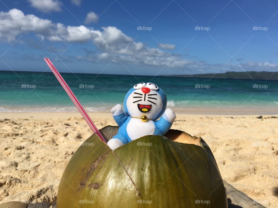 Doraemon in the beach 2