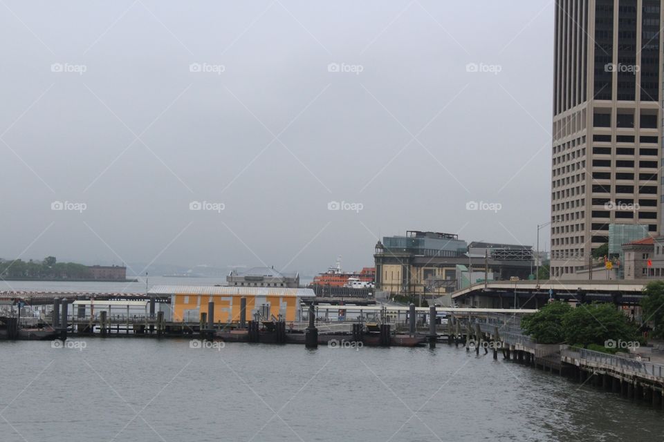 River, City, Water, Building, Travel