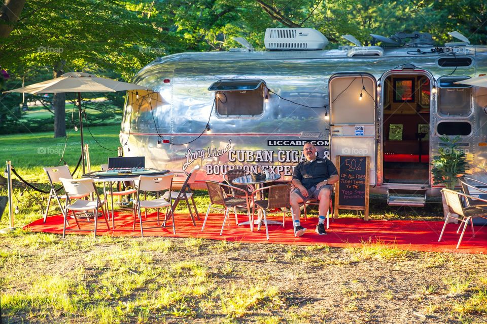 Cigar mobile, summer party fun