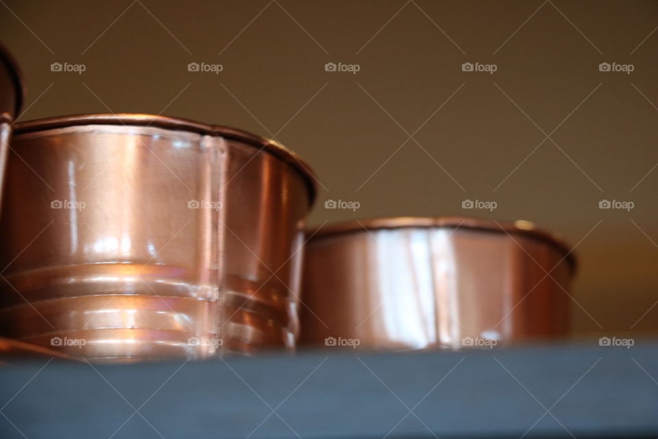 Copper pots