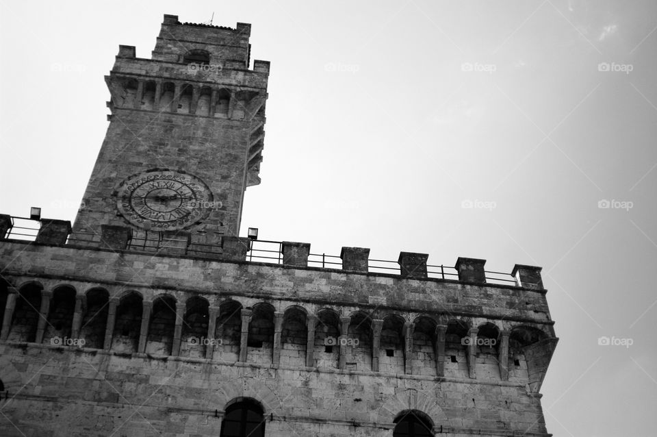 The castle in Montepulciano where a twilight movie scene was shot 