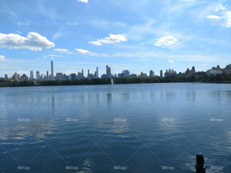 Central Park view of midtown Manhattan