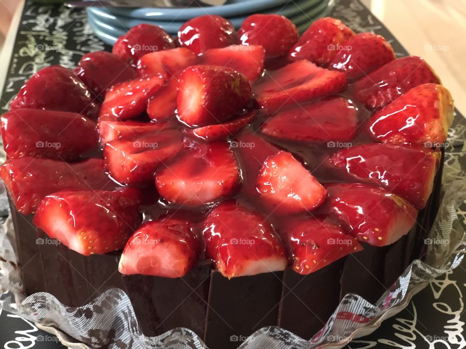 Strawberry cake
