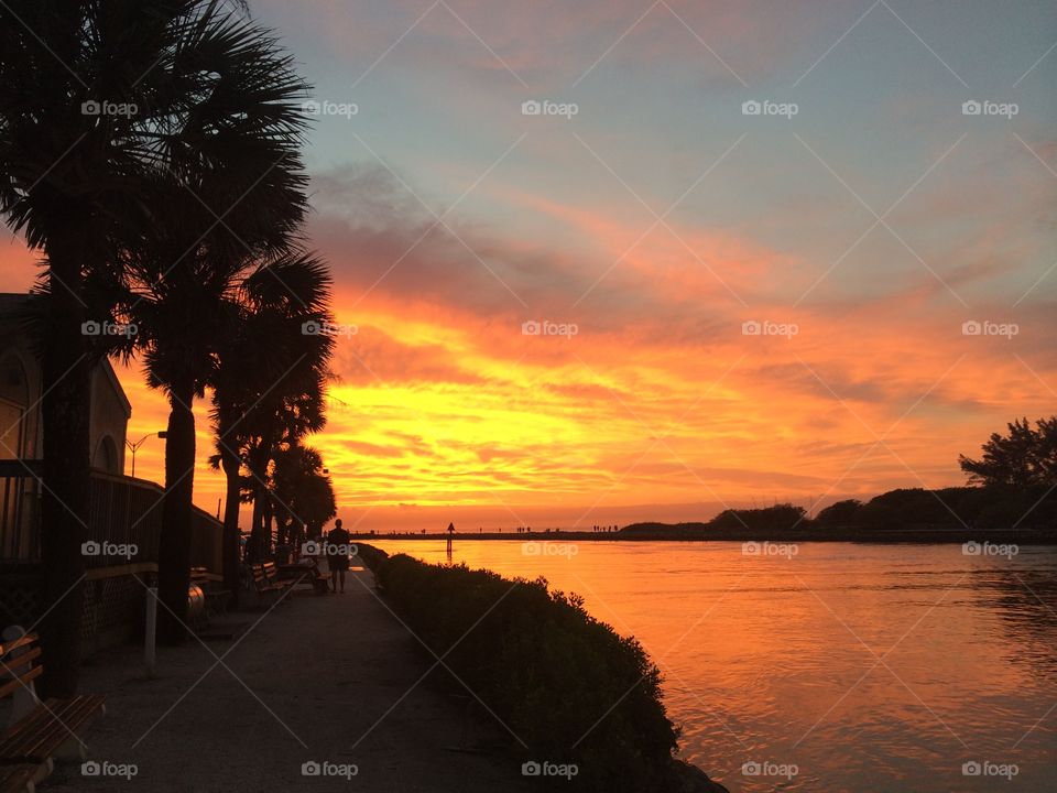 Sunset in Venice, FL 