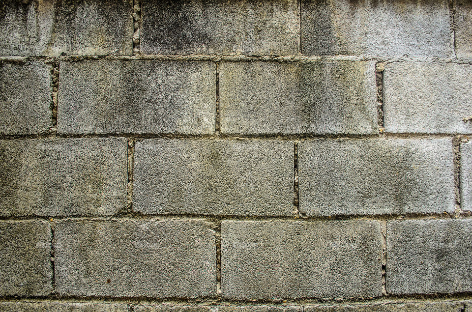 Old brick wall blocks.Dirty old wall of weathered.
