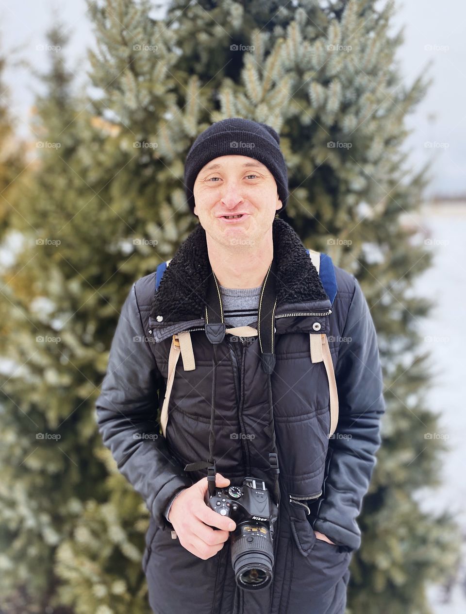 Happy man portrait