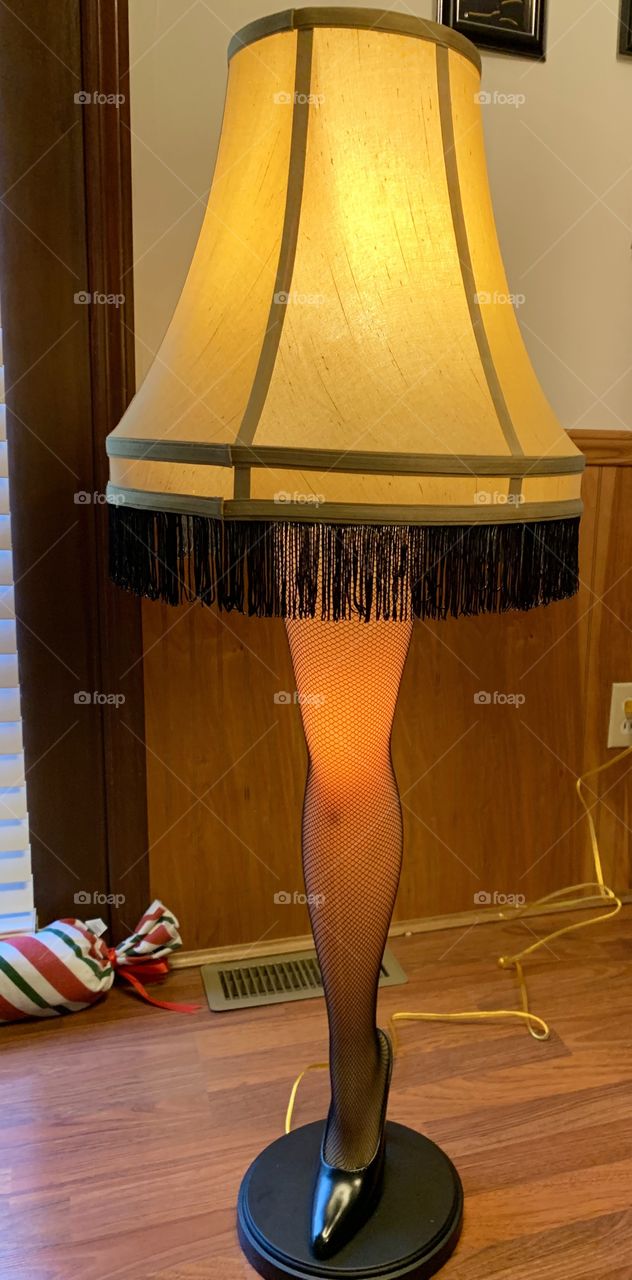 Leg Lamp from A Christmas Story “it’s a MAJOR AWARD”