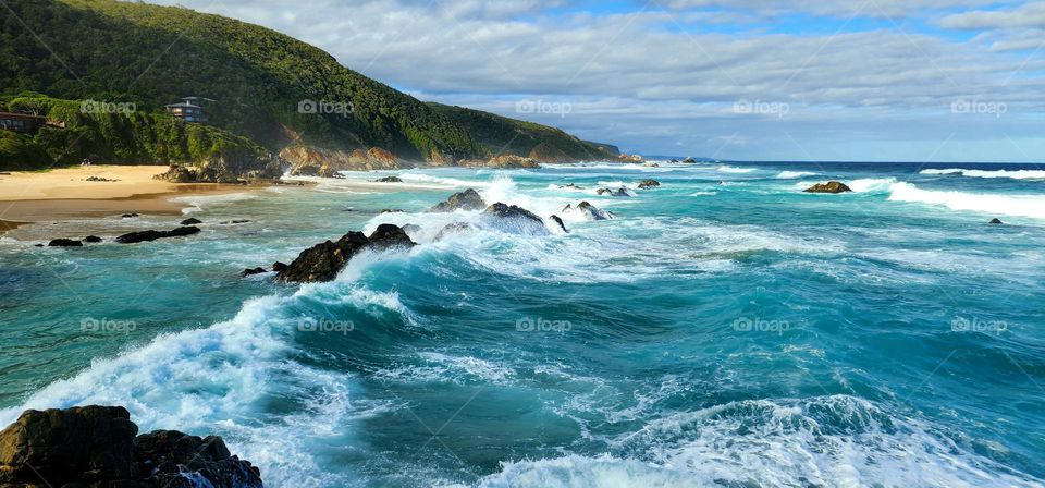 Breathtaking views at Keurboomstrand in South Africa