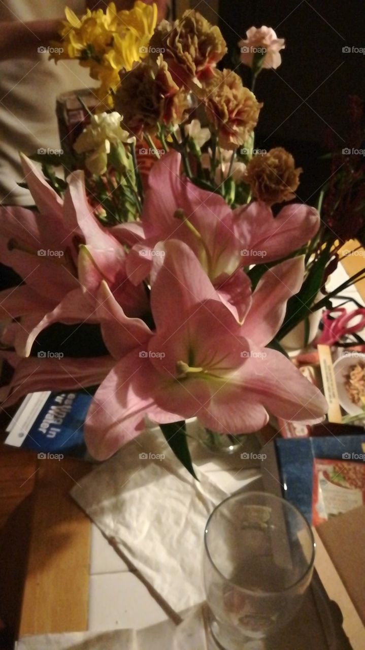 lillies
pink
flowers