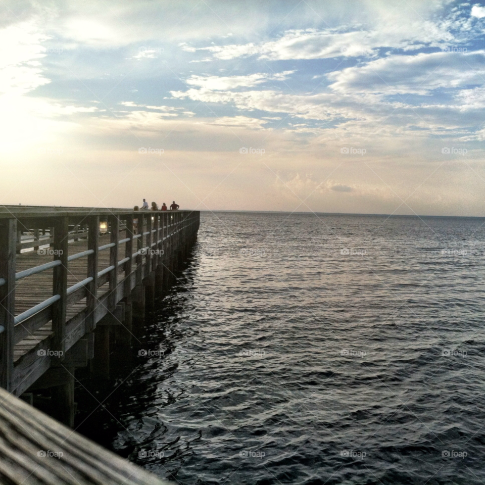 landscape ocean sea dock by jasonoleham