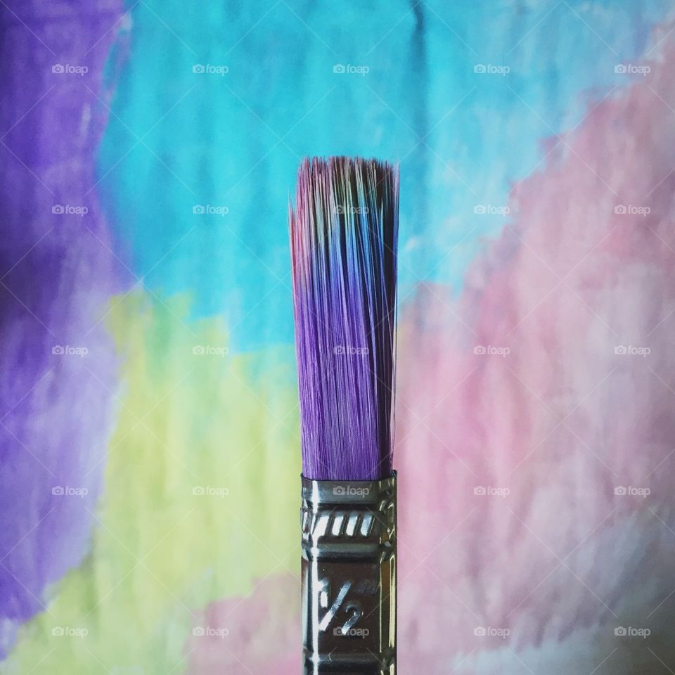 Pastel paintbrush