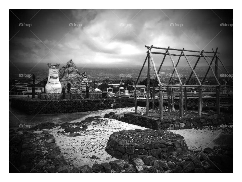 Ahu’ena Heiau on the Big Island of Hawaii