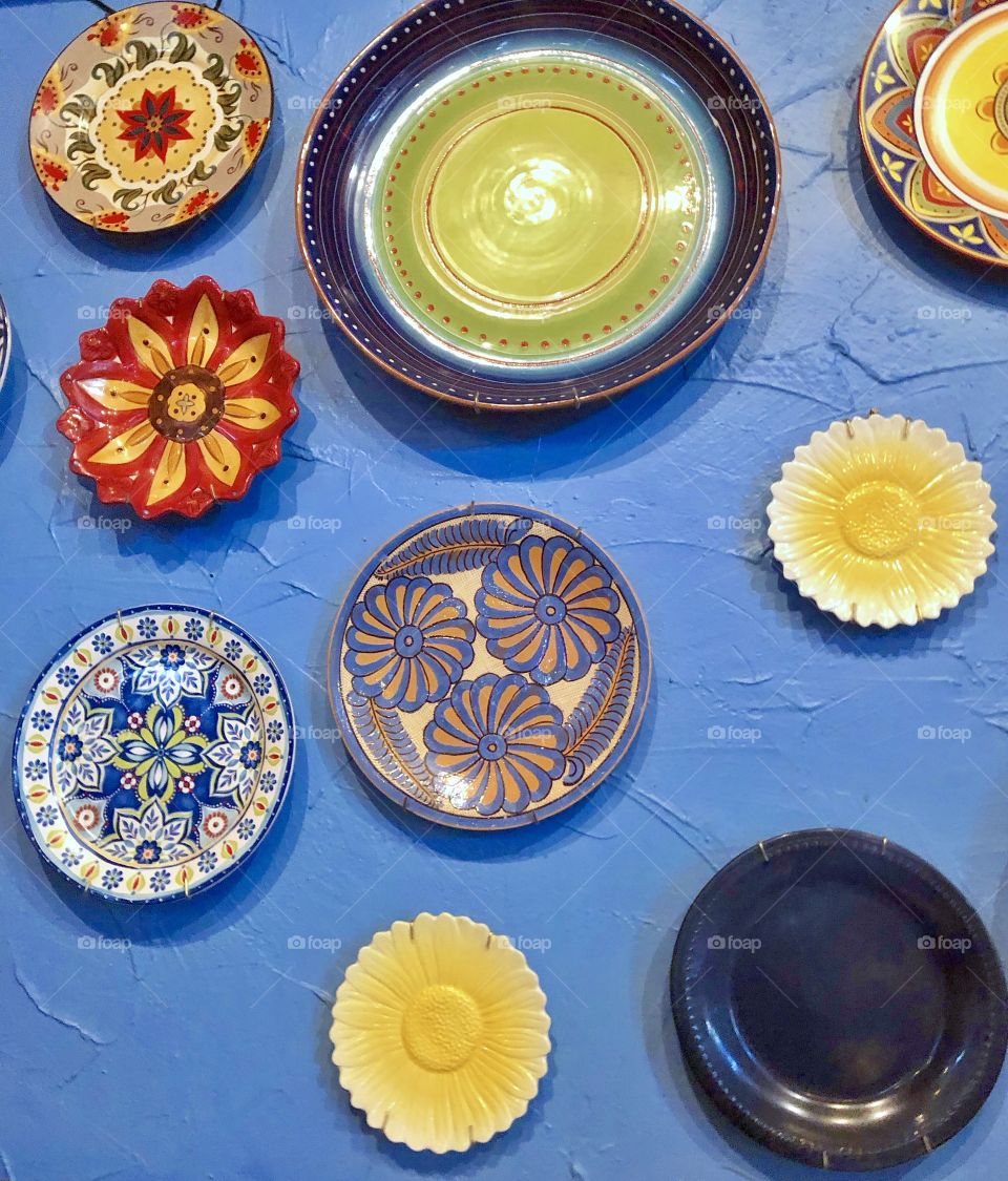 Hand painted plate collection!
