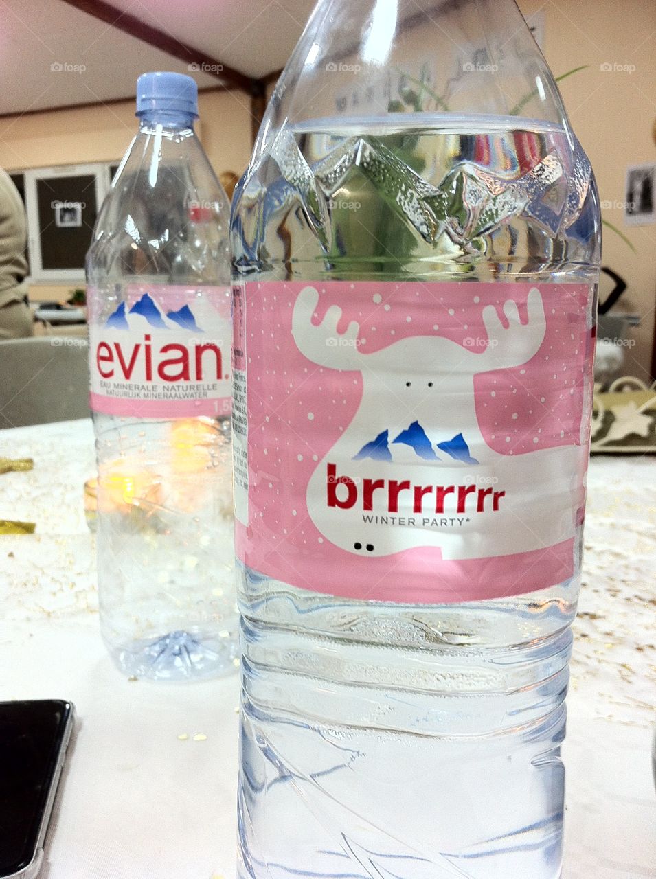 Evian. Water