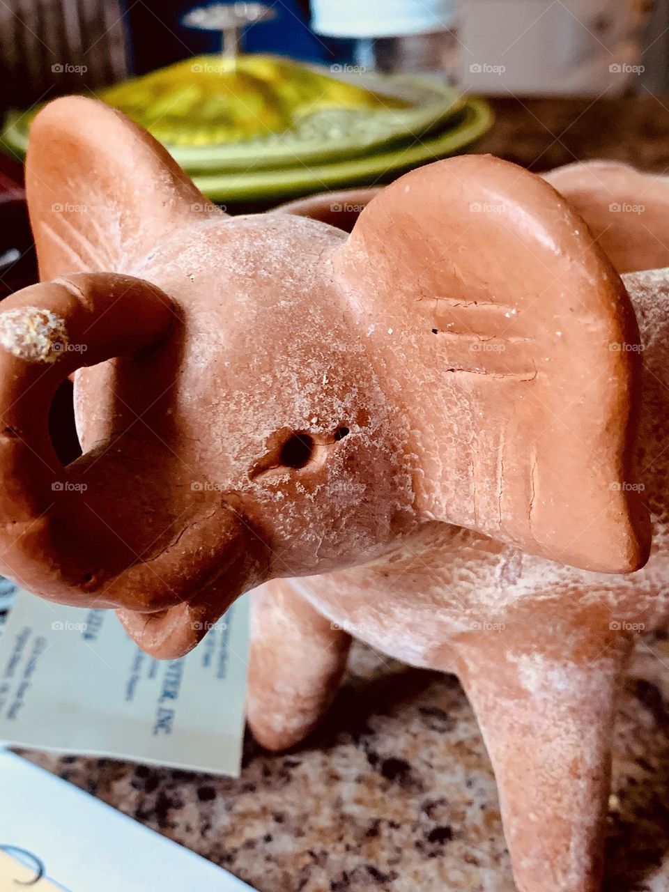 Pottery elephant 