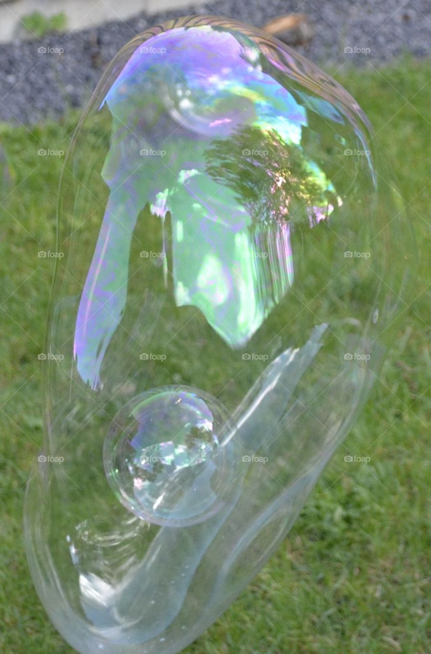 Two bubles in one.. A verry rare peace of luck